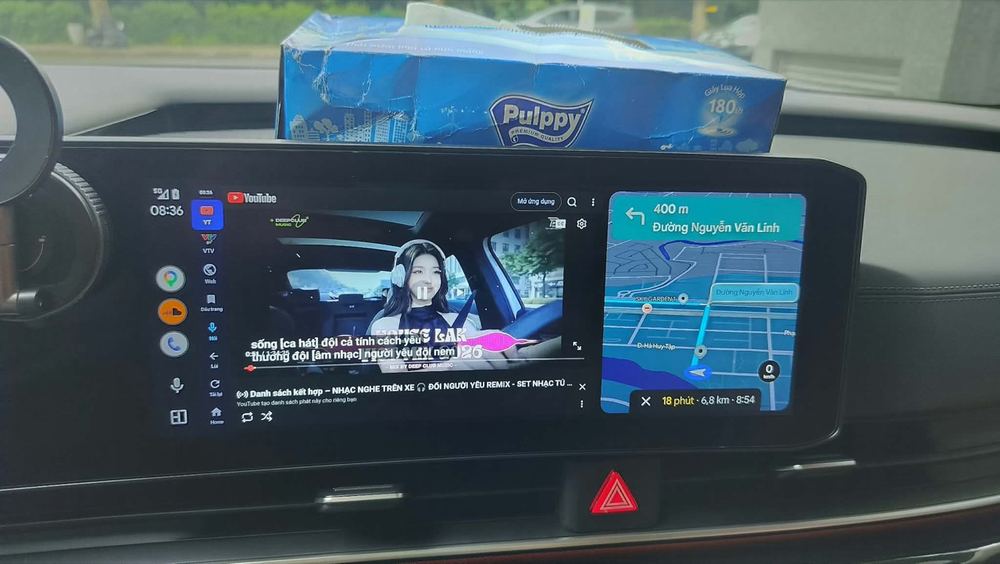 Chia Đôi Màn Hình Trên Xe Ô Tô: Vừa Xem YouTube Vừa Dẫn Đường Bản Đồ Cùng AACast Pro